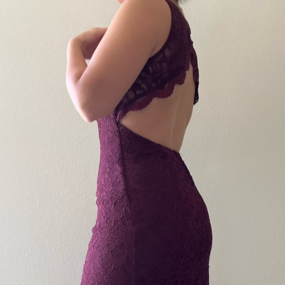 #Burgundy Prom Dress